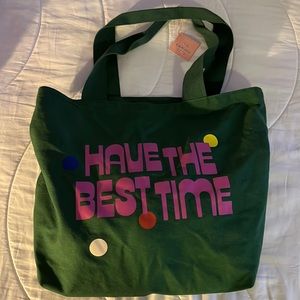 NWT ban.do “Have the Best Time” Tote